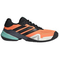 Chaussures padel Adidas Barricade 14 orange noir Aqua — vue de face