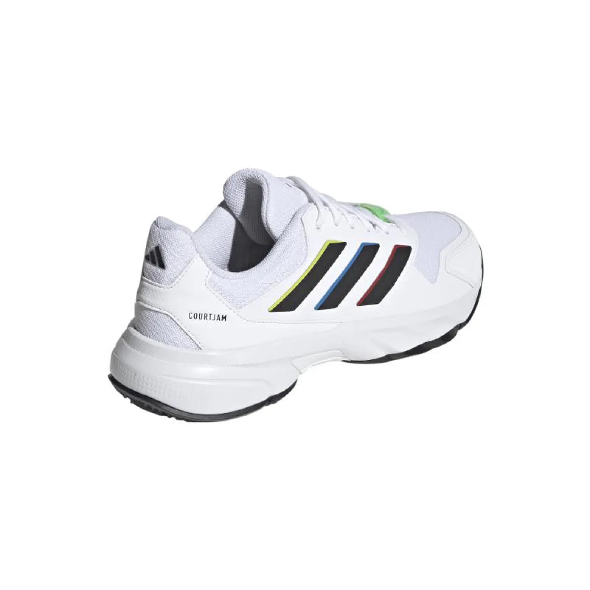 Chaussures padel Adidas CourtJam Control 3 blanc — vue détail 1