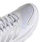 Chaussures padel Adidas CourtJam Control 3 blanc argent femme — vue détail 2