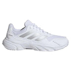 Chaussures padel Adidas CourtJam Control 3 blanc argent femme — vue de face