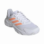 Chaussures padel Adidas CourtJam Control 3 blanc orange Mujer — vue détail 1