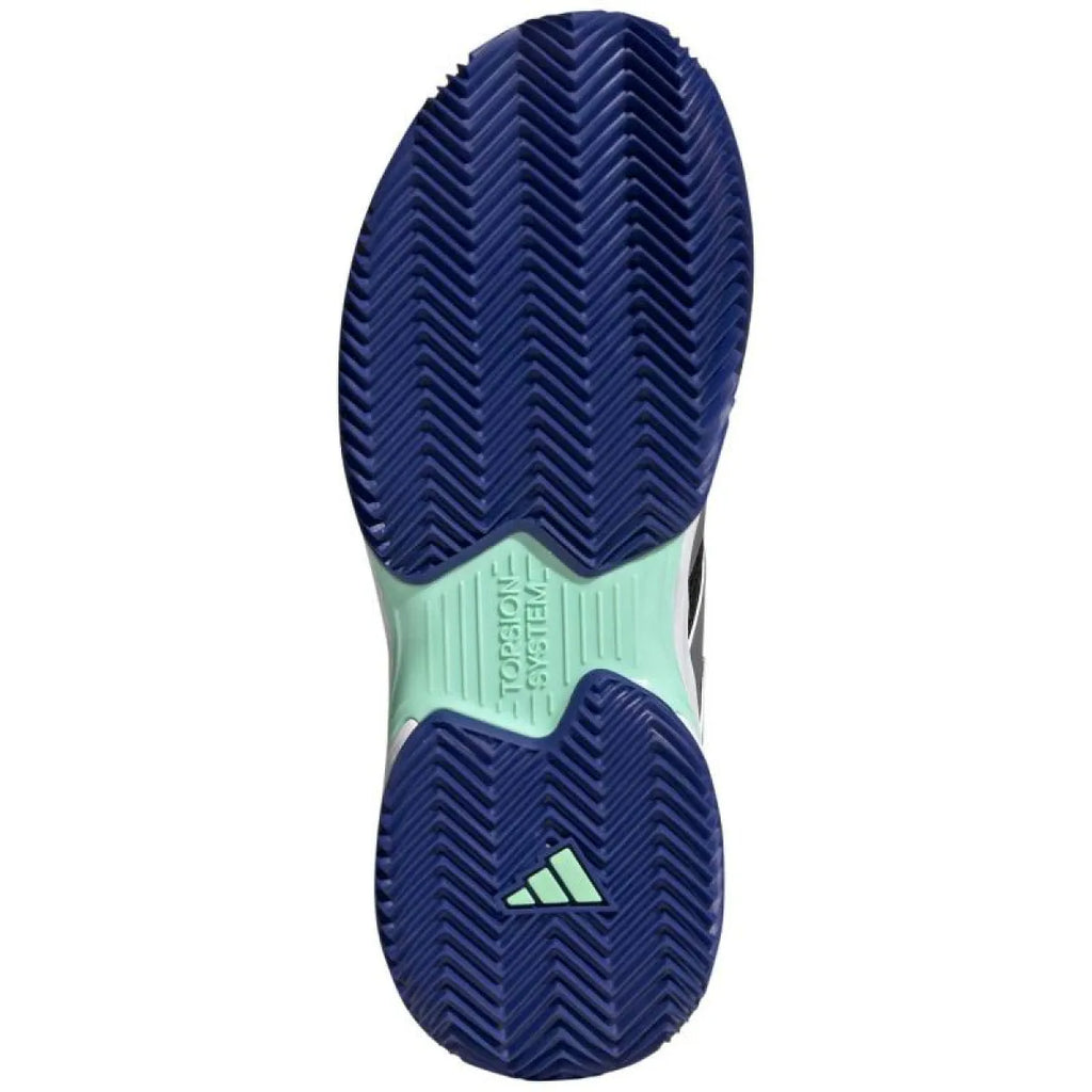 Chaussures padel Adidas CourtJam Control noir Nucleo argent Mujer — vue de profil