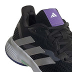 Chaussures padel Adidas CourtJam Control noir Nucleo argent Mujer — vue de dos