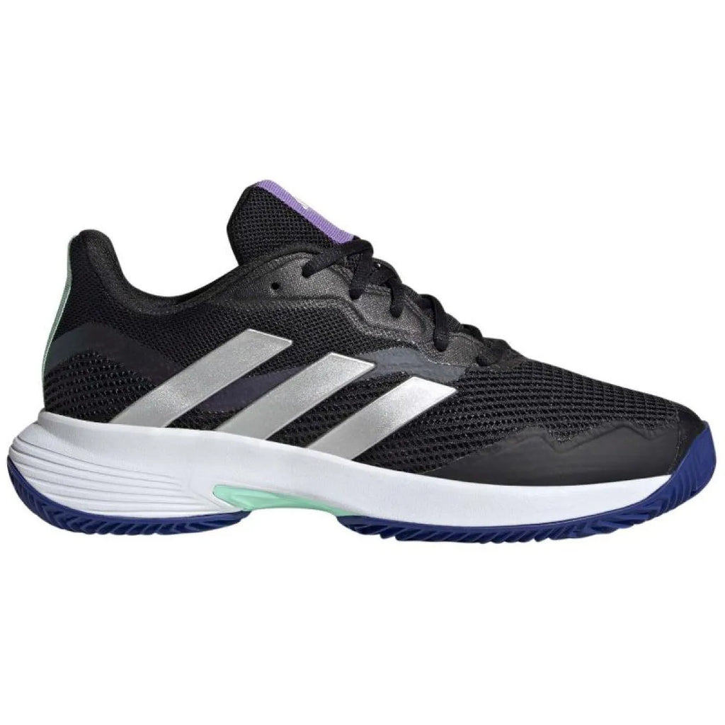 Chaussures padel Adidas CourtJam Control noir Nucleo argent Mujer — vue de face