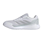 Chaussures padel Adidas Courtquick Padel blanc gris Mujer — vue de profil 2