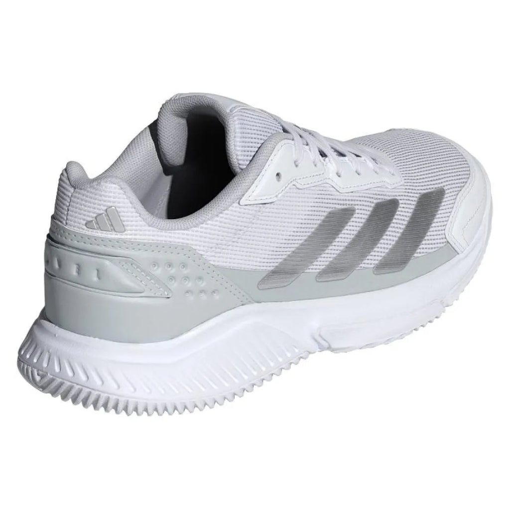 Chaussures padel Adidas Courtquick Padel blanc gris Mujer — vue détail 2