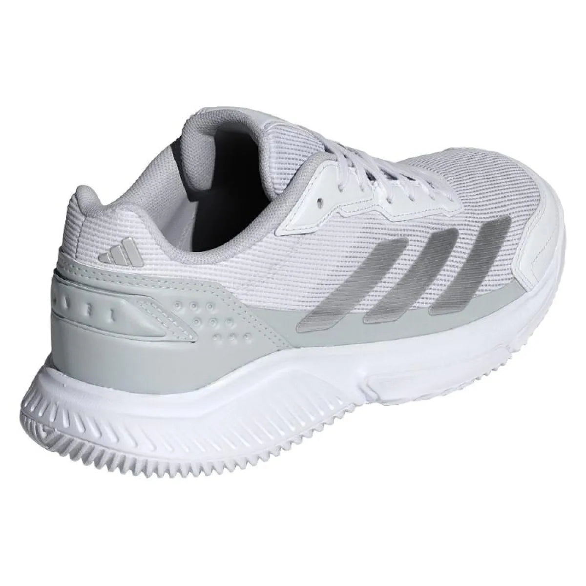 Chaussures padel Adidas Courtquick Padel blanc gris Mujer — vue détail 2