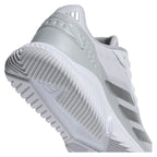 Chaussures padel Adidas Courtquick Padel blanc gris Mujer — vue de dessus