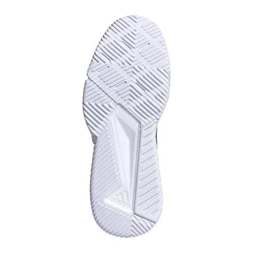 Chaussures padel Adidas Courtquick Padel blanc rouge Cobre — vue de profil