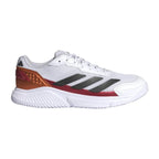 Chaussures padel Adidas Courtquick Padel blanc rouge Cobre — vue de face