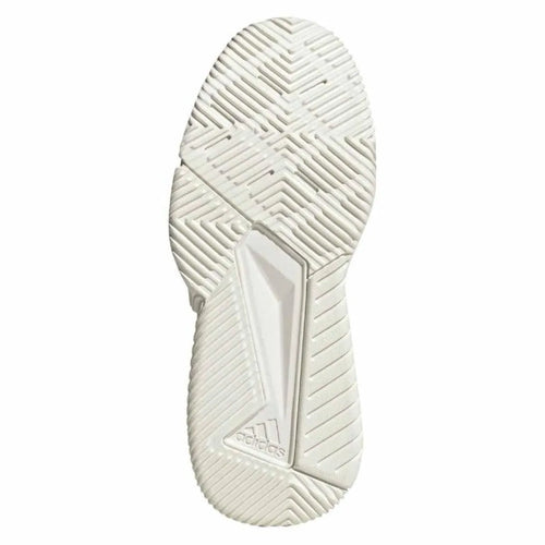 Chaussures padel Adidas Courtquick Padel blanc vert Menta Mujer — vue de profil