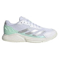 Chaussures padel Adidas Courtquick Padel blanc vert Menta Mujer — vue de face