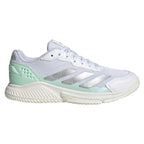 Chaussures padel Adidas Courtquick Padel blanc vert Menta Mujer — vue de face
