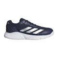 Chaussures padel Adidas Courtquick Padel bleu blanc — vue de face