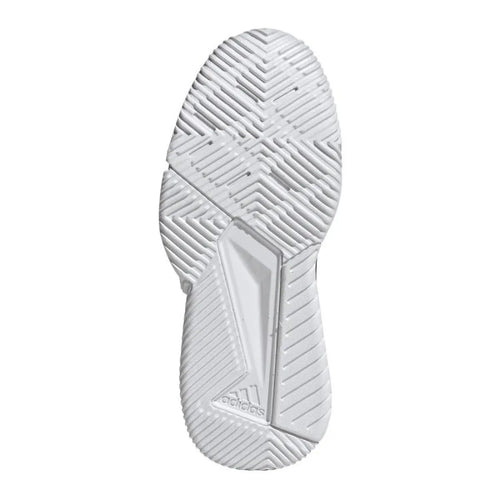 Chaussures padel femme Adidas Courtquick Padel rouge — vue de profil
