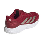 Chaussures padel femme Adidas Courtquick Padel rouge — vue détail 2