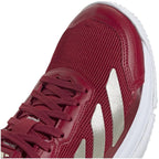 Chaussures padel femme Adidas Courtquick Padel rouge — vue de dos
