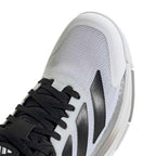 Chaussures padel Adidas Crazyquick Boost Padel blanc noir argent — vue de dos