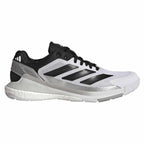Chaussures padel Adidas Crazyquick Boost Padel blanc noir argent — vue de face