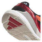 Chaussures padel Adidas Crazyquick Boost Padel orange — vue en perspective