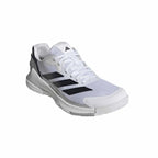 Chaussures padel Adidas Crazyquick LS Padel blanc argent — vue détail 1