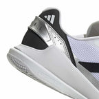 Chaussures padel Adidas Crazyquick LS Padel blanc argent — vue de dessus