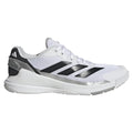 Chaussures padel Adidas Crazyquick LS Padel blanc argent — vue de face