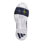 Chaussures padel Adidas Crazyquick LS Padel blanc bleu gris — vue de profil