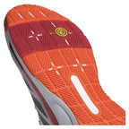 Chaussures padel Adidas Crazyquick LS Padel blanc rouge orange — vue de dessus