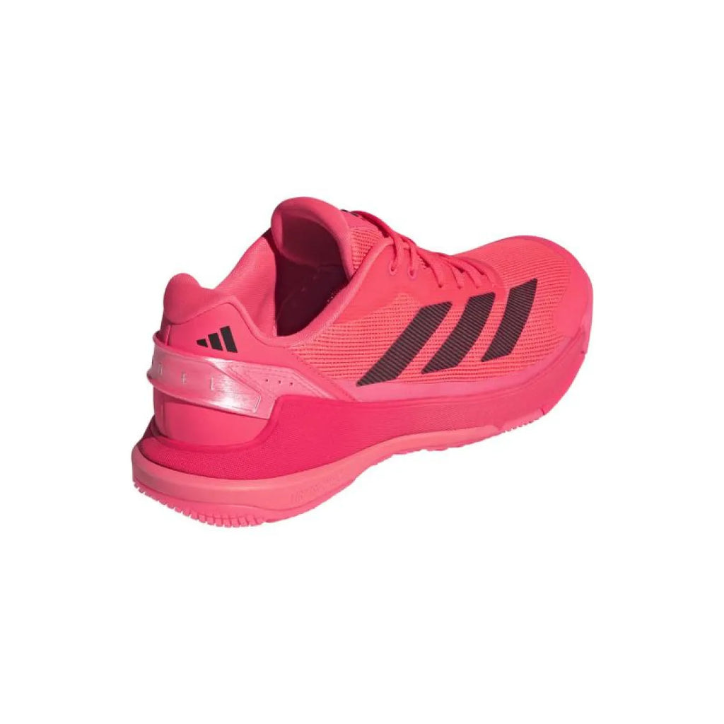 Chaussures padel Adidas Crazyquick LS Padel rouge noir — vue détail 1