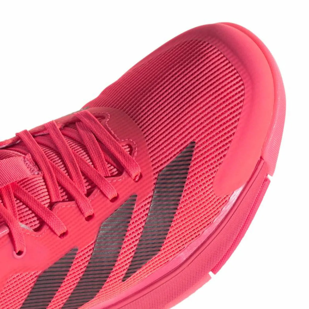 Chaussures padel Adidas Crazyquick LS Padel rouge noir — vue détail 2