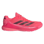 Chaussures padel Adidas Crazyquick LS Padel rouge noir — vue de face