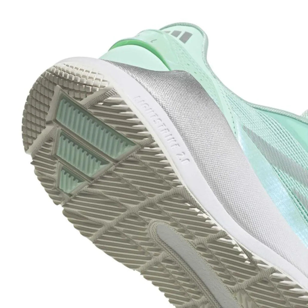 Chaussures padel Adidas Crazyquick LS Padel vert Menta Mujer — vue en perspective