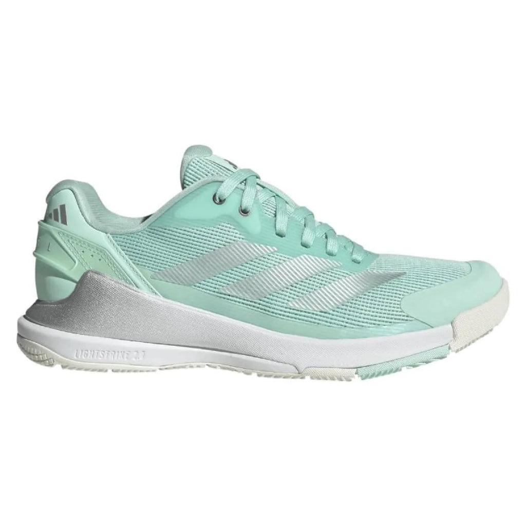 Chaussures padel Adidas Crazyquick LS Padel vert Menta Mujer — vue de face