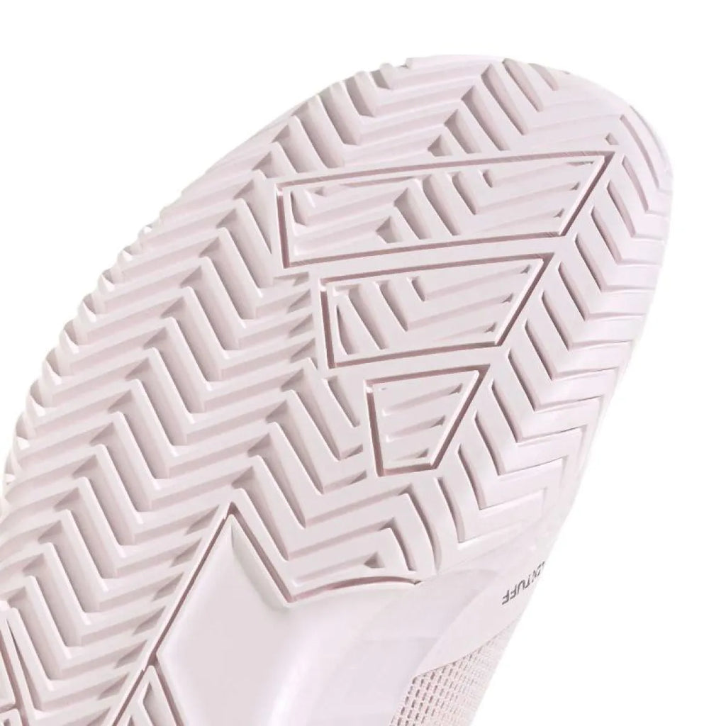 Chaussures padel Adidas Defiant Speed 2 rose femme — vue en perspective