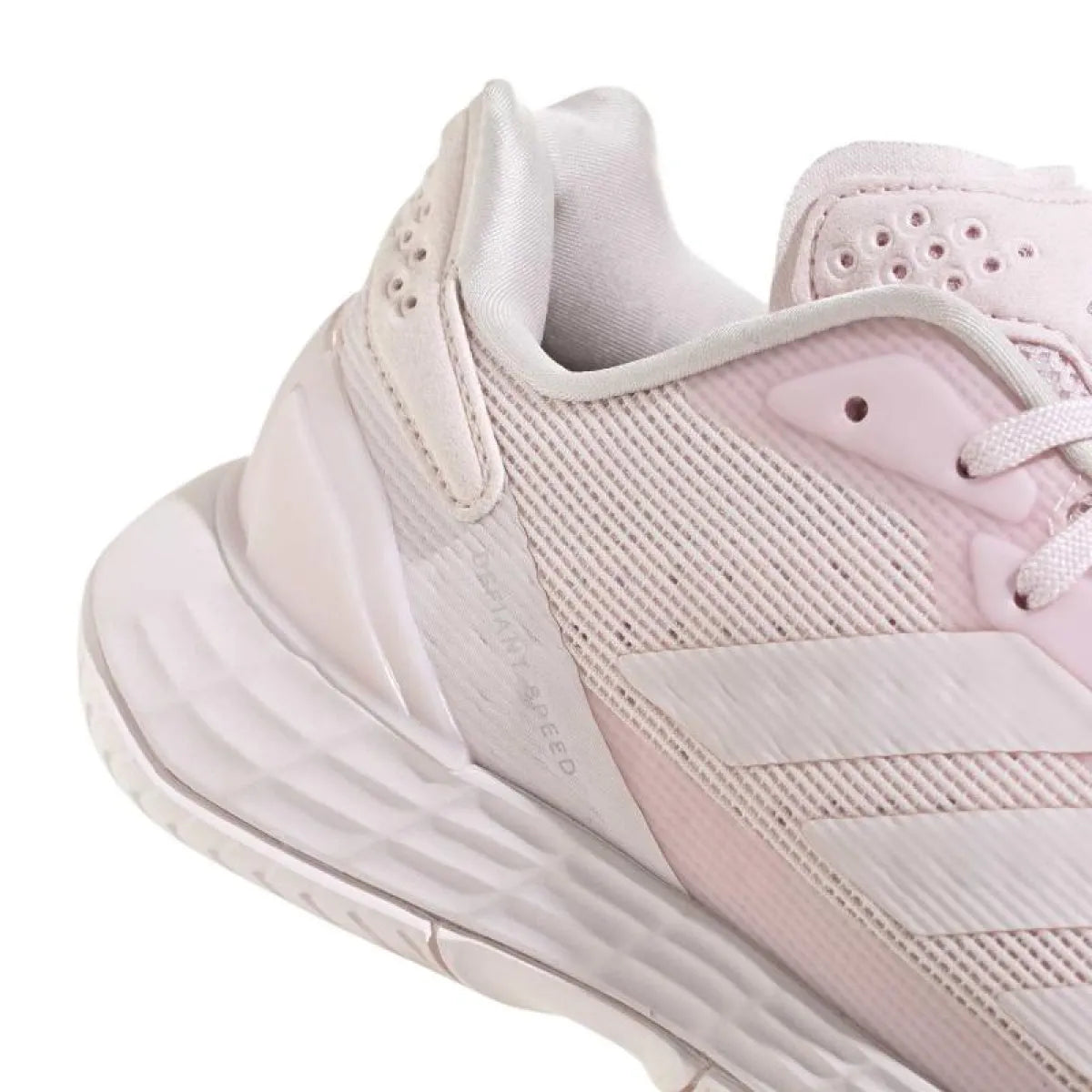 Chaussures padel Adidas Defiant Speed 2 rose femme — vue de dos