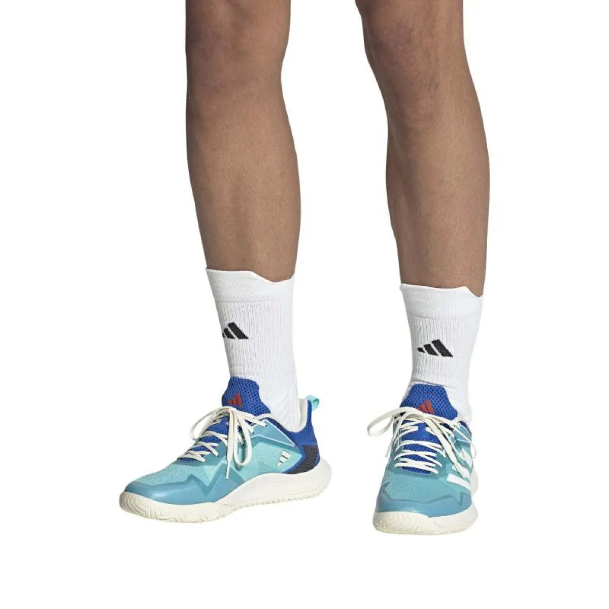 Chaussures padel Adidas Defiant Speed Aqua bleu Royal — vue détail 3