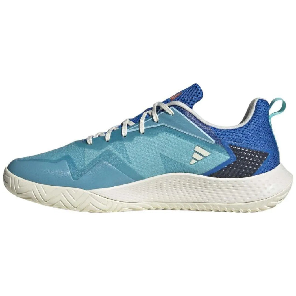 Chaussures padel Adidas Defiant Speed Aqua bleu Royal — vue de profil 2