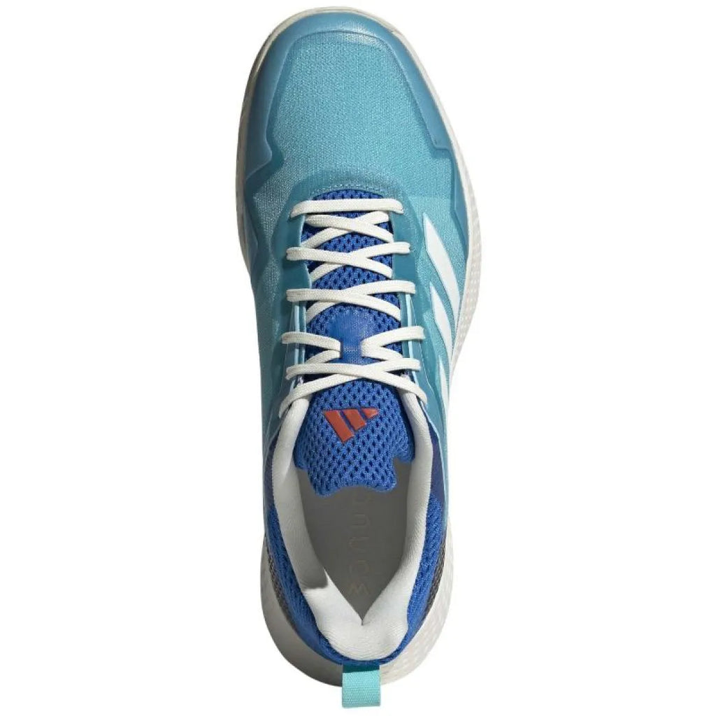 Chaussures padel Adidas Defiant Speed Aqua bleu Royal — vue en perspective