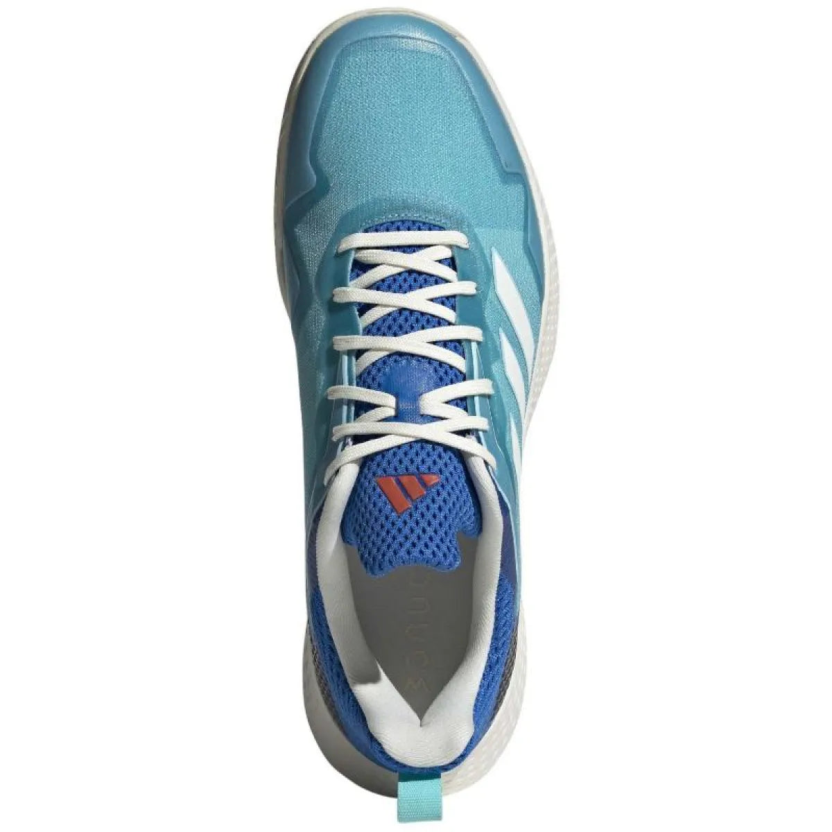 Chaussures padel Adidas Defiant Speed Aqua bleu Royal — vue en perspective