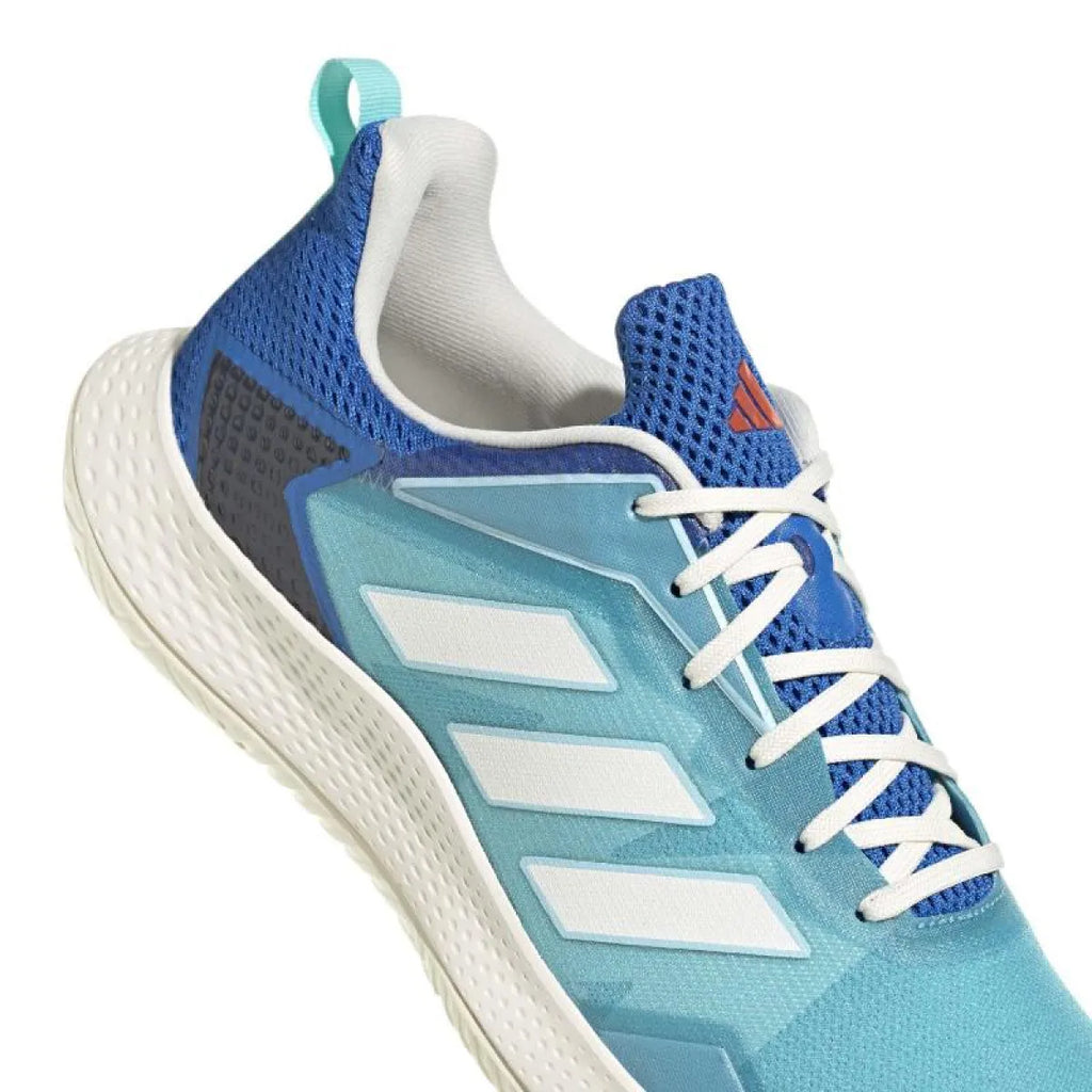 Chaussures padel Adidas Defiant Speed Aqua bleu Royal — vue de dessus