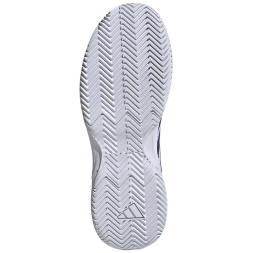 Chaussures padel Adidas Game Spec 2 blanc bleu Oscuro — vue de profil