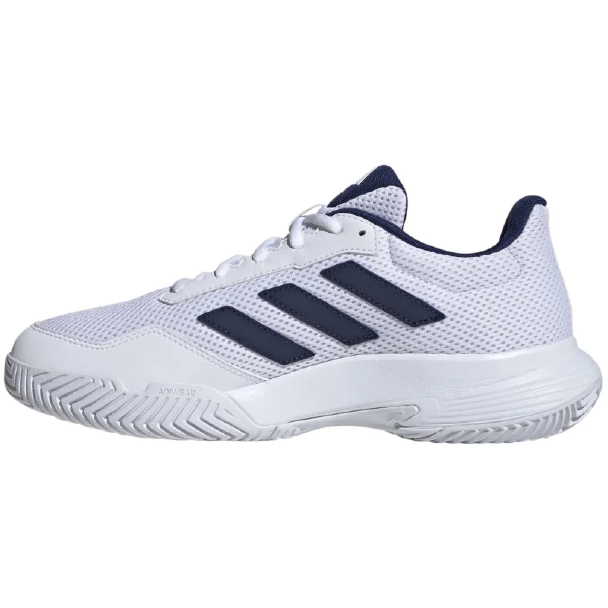 Chaussures padel Adidas Game Spec 2 blanc bleu Oscuro — vue de profil 2
