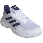 Chaussures padel Adidas Game Spec 2 blanc bleu Oscuro — vue en perspective