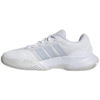 Chaussures padel Adidas GameCourt 2 blanc bleu bleu ciel Mujer — vue de profil 2