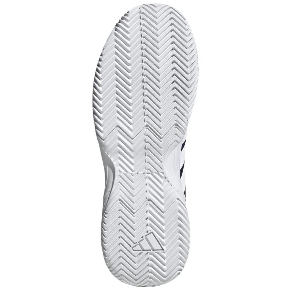 Chaussures padel Adidas GameCourt 2 bleu Oscuro blanc — vue de profil