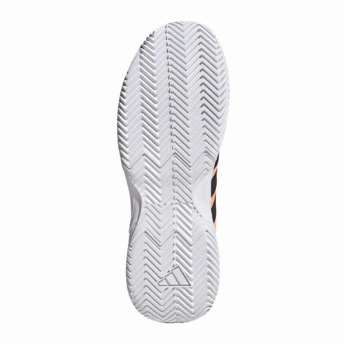 Chaussures padel Adidas GameCourt 2 orange — vue de profil