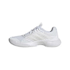 Chaussures padel femme Adidas GameCourt 3 blanc — vue de profil 2