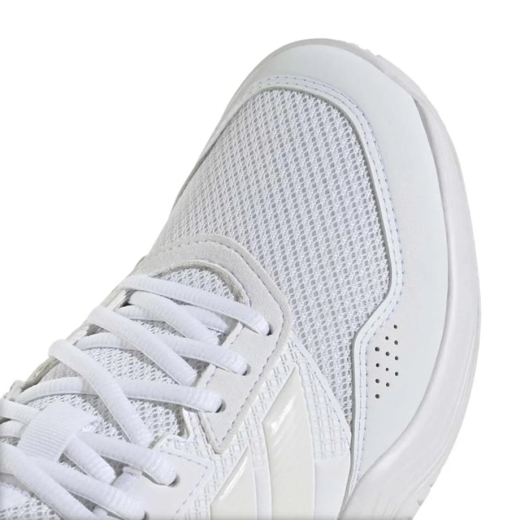 Chaussures padel femme Adidas GameCourt 3 blanc — vue détail 2