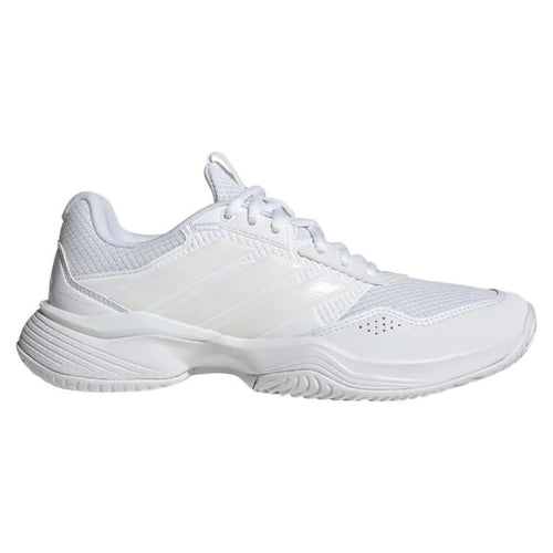 Chaussures padel femme Adidas GameCourt 3 blanc — vue de face
